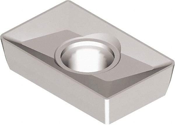 Kyocera - XPMT090208 Grade PR1525 Carbide Milling Insert - Megacoat Nano Finish, 0.094" Thick, 1/4" Inscribed Circle, 0.031" Corner Radius - Eagle Tool & Supply