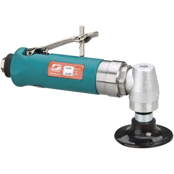 Dynabrade - 3" Max Disc, 18,000 RPM, Pneumatic Handheld Disc Sander - 41 CFM, 1/4" Inlet, 0.7 hp, 90 psi - Eagle Tool & Supply