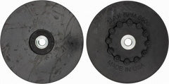 Made in USA - 7" Diam Quick-Change Disc Backing Pad - Soft Density, 8,600 RPM, Speed-Lok Compatible - Eagle Tool & Supply
