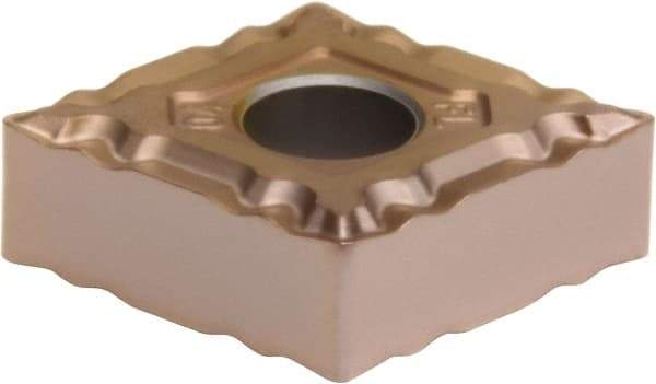 Sumitomo - CNMG431 EFL Grade T3000Z Cermet Turning Insert - TiN/AlN Finish, 80° Diamond, 1/2" Inscr Circle, 3/16" Thick, 1/64" Corner Radius - Eagle Tool & Supply