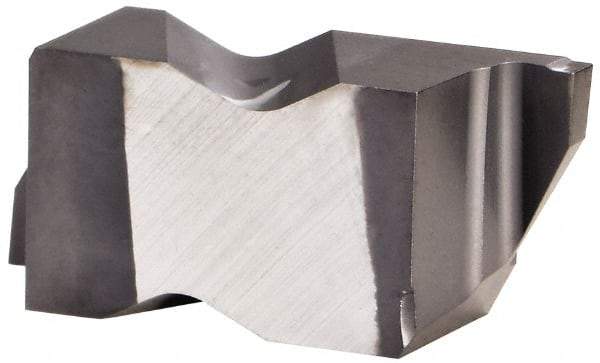 Kennametal - 3047NG K Grade KCU25, 1.19mm Cutting Width Carbide Grooving Insert - 1.91mm Max Depth of Cut, Right Hand, 0.19mm Corner Radius, AlTiN Finish - Eagle Tool & Supply