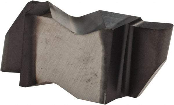 Kennametal - 3047NRP Grade KCU10, 2.39mm Cutting Width Carbide Grooving Insert - 3.81mm Max Depth of Cut, Right Hand, 1.19mm Corner Radius, AlTiN Finish - Eagle Tool & Supply