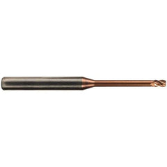 M.A. Ford - 12mm, 18mm LOC, 12mm Shank Diam, 100mm OAL, 4 Flute, Solid Carbide Square End Mill - Single End, ALtima Finish, 35/38° Helix, Centercutting, Right Hand Cut, Right Hand Flute, Series 158 - Eagle Tool & Supply