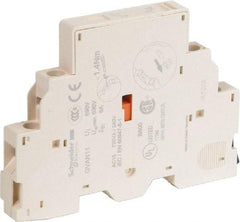 Schneider Electric - Circuit Breaker Auxiliary Contact Block - Use with GV2L, GV2LE, GV2ME, GV2P, GV2RT, GV3L, GV3P, TeSys - Eagle Tool & Supply