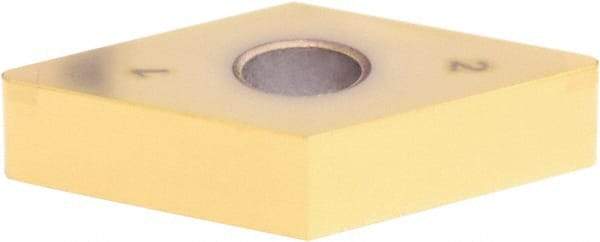 Sumitomo - 2NC-DNGA432 Grade BNC300 PCBN Turning Insert - TiN Finish, 55° Diamond, 1/2" Inscr Circle, 3/16" Thick, 1/32" Corner Radius - Eagle Tool & Supply