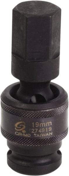 Sunex Tools - 1/2" Drive, 19mm Impact Hex Bit Socket - Eagle Tool & Supply
