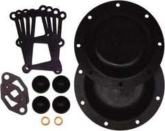 SandPIPER - 1/2" Pump, Buna-N Fluid Section Repair Kit - For Use with Diaphragm Pumps - Eagle Tool & Supply