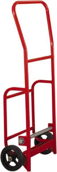 Valley Craft - 800 Lb Capacity 53" OAH Hand Truck - Loop Handle, Steel, Mold-On Rubber Wheels - Eagle Tool & Supply