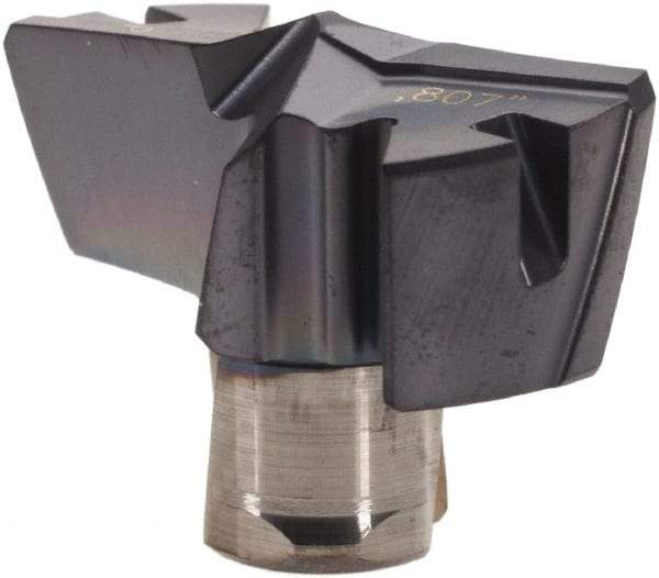 Iscar - Series FCP, 0.807" Diam Grade IC908 Replaceable Drill Tip - Carbide, TiAlN Finish, 20 Seat Size, Through Coolant - Eagle Tool & Supply