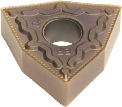 Sumitomo - WNMG432 EEF Grade AC520U Carbide Turning Insert - TiAlN/AlCrN Finish, 80° Trigon, 1/2" Inscr Circle, 3/16" Thick, 1/32" Corner Radius - Eagle Tool & Supply