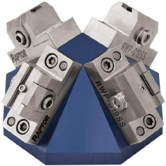 Raptor Workholding - 3/8" Jaw Width, 2.69" High Dovetail Vise - For Use with 4 & 5 Axis Workholding Systems - Eagle Tool & Supply