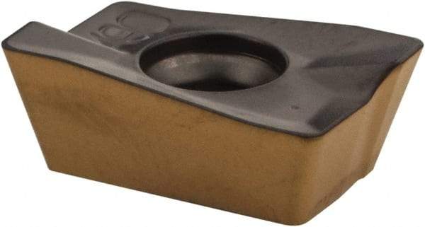 Iscar - HM90 ADKT1505 Grade IC830 Carbide Milling Insert - TiAlN/TiN Finish, 0.2303" Thick, 0.8mm Corner Radius - Eagle Tool & Supply