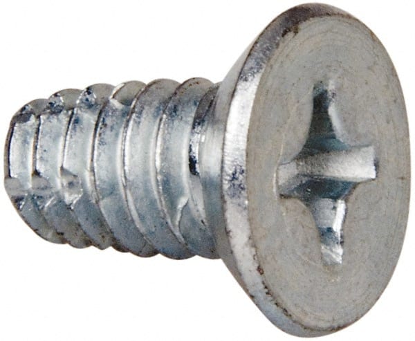Value Collection - 1/4-20 UNC 1/2" Overall Length #3 Phillips Thread Cutting Screw - Eagle Tool & Supply