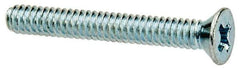 Value Collection - #3-48 UNC, 3/4" OAL Phillips Drive Machine Screw - Flat Head, Grade J82 Steel, Zinc-Plated Finish, Without Washer - Eagle Tool & Supply