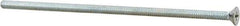 Value Collection - #10-24 UNC, 5" OAL Phillips Drive Machine Screw - Flat Head, Grade J82 Steel, Zinc-Plated Finish, Without Washer - Eagle Tool & Supply