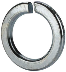 Value Collection - M30, 30.5mm ID, 48.2mm OD, 6mm Thick Split Lock Washer - Grade 8 Spring Steel, Zinc-Plated Finish, 30.5mm Min ID, 31.7mm Max ID - Eagle Tool & Supply