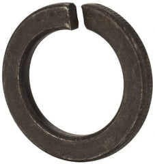 Value Collection - M27, 27.5mm ID, 43mm OD, 5mm Thick Split Lock Washer - Grade 8 Spring Steel, Uncoated, 27.5mm Min ID, 43.7mm Max ID - Eagle Tool & Supply
