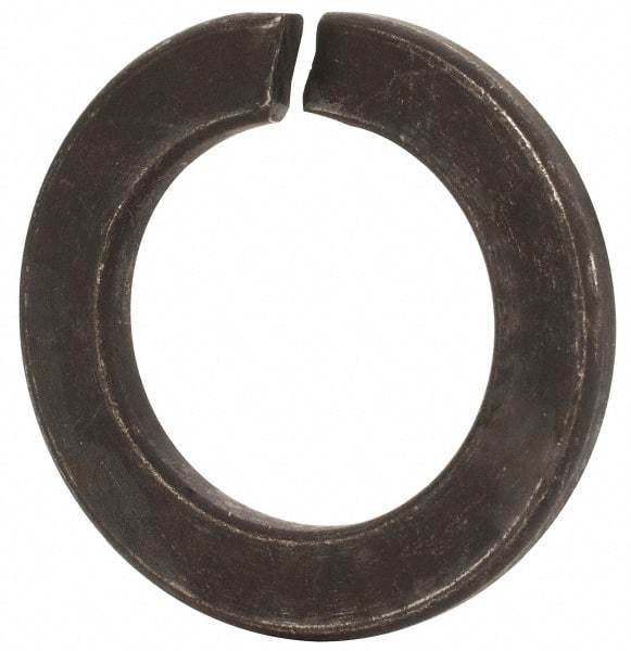 Value Collection - M42, 42.5mm ID, 68.2mm OD, 7mm Thick Split Lock Washer - Grade 8 Spring Steel, Uncoated, 42.5mm Min ID, 43.7mm Max ID - Eagle Tool & Supply