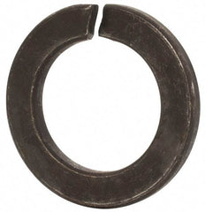 Value Collection - M42, 42.5mm ID, 68.2mm OD, 7mm Thick Split Lock Washer - Grade 8 Spring Steel, Uncoated, 42.5mm Min ID, 43.7mm Max ID - Eagle Tool & Supply