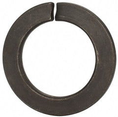 Value Collection - M45, 45.5mm ID, 71.2mm OD, 7mm Thick Split Lock Washer - Grade 8 Spring Steel, Uncoated, 45.5mm Min ID, 46.7mm Max ID - Eagle Tool & Supply