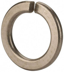 Value Collection - M30, 30.5mm ID, 48.2mm OD, 6mm Thick Split Lock Washer - 18-8 Austenitic Grade A2 Stainless Steel, Uncoated, 30.5mm Min ID, 31.7mm Max ID - Eagle Tool & Supply