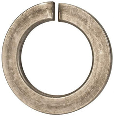 Value Collection - M45, 45.5mm ID, 71.2mm OD, 7mm Thick Split Lock Washer - 18-8 Austenitic Grade A2 Stainless Steel, Uncoated, 45.5mm Min ID, 46.7mm Max ID - Eagle Tool & Supply