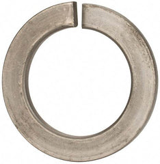 Value Collection - M48, 49mm ID, 75mm OD, 7mm Thick Split Lock Washer - 18-8 Austenitic Grade A2 Stainless Steel, Uncoated, 49mm Min ID, 50.5mm Max ID - Eagle Tool & Supply