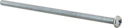 Value Collection - #10-24 UNC, 4-1/2" Length Under Head Phillips Drive Machine Screw - Round Head, Grade J82 Steel, Zinc-Plated Finish, Without Washer - Eagle Tool & Supply