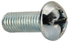 Value Collection - 1/4-28 UNF, 5/8" Length Under Head Phillips Drive Machine Screw - Round Head, Grade J82 Steel, Zinc-Plated Finish, Without Washer - Eagle Tool & Supply