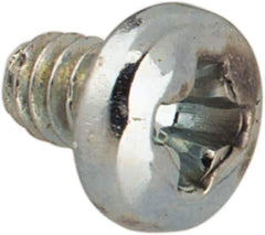 Value Collection - #2-56 UNC, 1/8" Length Under Head Phillips Drive Machine Screw - Pan Head, Grade J82 Steel, Zinc-Plated Finish, Without Washer - Eagle Tool & Supply