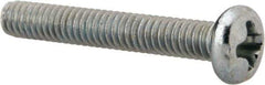 Value Collection - #5-40 UNC, 7/8" Length Under Head Phillips Drive Machine Screw - Pan Head, Grade J82 Steel, Zinc-Plated Finish, Without Washer - Eagle Tool & Supply