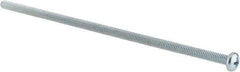 Value Collection - #8-32 UNC, 5" Length Under Head Phillips Drive Machine Screw - Pan Head, Grade J82 Steel, Zinc-Plated Finish, Without Washer - Eagle Tool & Supply