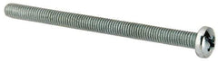 Value Collection - #10-32 UNF, 2-3/4" Length Under Head Phillips Drive Machine Screw - Pan Head, Grade J82 Steel, Zinc-Plated Finish, Without Washer - Eagle Tool & Supply