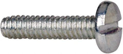 Value Collection - #2-56 UNC, 3/8" Length Under Head Slotted Drive Machine Screw - Binding Head, Grade J82 Steel, Zinc-Plated Finish, Without Washer - Eagle Tool & Supply