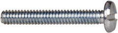 Value Collection - #2-56 UNC, 5/8" Length Under Head Slotted Drive Machine Screw - Binding Head, Grade J82 Steel, Zinc-Plated Finish, Without Washer - Eagle Tool & Supply