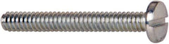 Value Collection - #4-40 UNC, 1/8" Length Under Head Slotted Drive Machine Screw - Binding Head, Grade J82 Steel, Zinc-Plated Finish, Without Washer - Eagle Tool & Supply