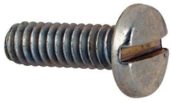 Value Collection - #5-40 UNC, 3/8" Length Under Head Slotted Drive Machine Screw - Binding Head, Grade J82 Steel, Zinc-Plated Finish, Without Washer - Eagle Tool & Supply