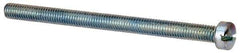 Value Collection - #10-32 UNF, 2-3/4" Length Under Head Slotted Drive Machine Screw - Fillister Head, Grade J82 Steel, Zinc-Plated Finish, Without Washer - Eagle Tool & Supply