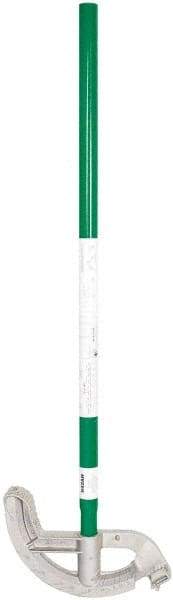 Greenlee - Hand Conduit Bender with Handle - 3/4" Rigid Capacity, Bends EMT, Rigid, IMC - Eagle Tool & Supply