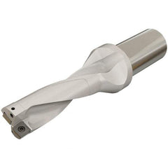 Iscar - 51mm Max Drill Depth, 3xD, 17mm Diam, Indexable Insert Drill - 2 Inserts, 20mm Shank Diam, Whistle Notch Shank - Eagle Tool & Supply