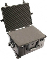 Pelican Products, Inc. - 19-37/64" Wide x 13-29/32" High, Clamshell Hard Case - Black, Polypropylene - Eagle Tool & Supply