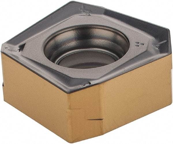 Iscar - S845 SNHU1305 MM Grade IC808 Carbide Milling Insert - TiAlN/AlTiN/TiN Finish, 0.244" Thick, 13mm Inscribed Circle, 0.8mm Corner Radius - Eagle Tool & Supply