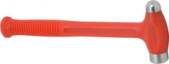 Paramount - 16 oz Head 1-15/64" Face Diam Polyurethane Ball Pein Dead Blow Hammer - Eagle Tool & Supply