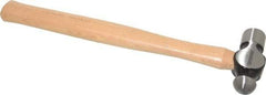 Paramount - 1/2 Lb Head Ball Pein Hammer - Wood Handle, 11-3/4" OAL - Eagle Tool & Supply