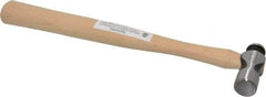 Paramount - 1/4 Lb Head Ball Pein Hammer - Wood Handle, 10-7/8" OAL - Eagle Tool & Supply