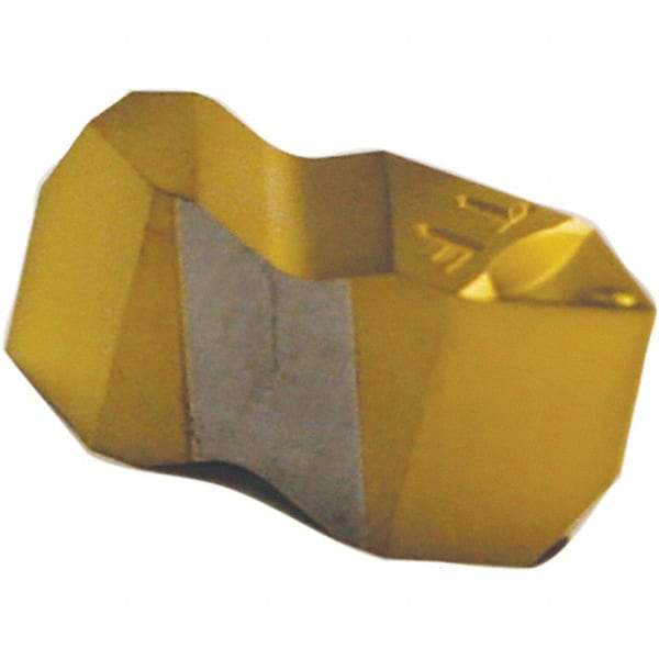 Tool-Flo - FLT3 HCB Grade GP22, Internal/External 60° V Threading Insert - 6 to 20 TPI Ext Pitch, 5 to 12 TPI Int Pitch, Left Hand Insert, TiN Finish, Carbide - Eagle Tool & Supply