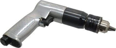 Ingersoll-Rand - 1/2" Reversible Keyed Chuck - Pistol Grip Handle, 500 RPM, 4 CFM, 0.5 hp, 90 psi - Eagle Tool & Supply