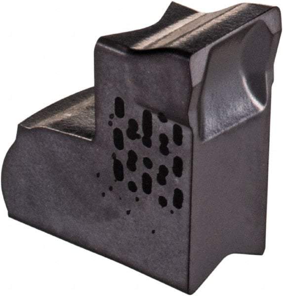 Iscar - TAGR4 C IC908 Grade, 0.159" Cutting Width, Carbide Cutoff Insert - 4° Right Hand Lead Angle, TiN/TiAlN Coated, Single End - Eagle Tool & Supply