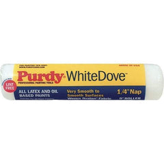 Purdy - 1/4" Nap, 9" Wide Paint General Purpose Roller Cover - Smooth Texture, Dralon - Eagle Tool & Supply