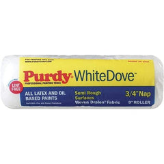 Purdy - 3/4" Nap, 9" Wide Paint General Purpose Roller Cover - Semi-Rough Texture, Dralon - Eagle Tool & Supply